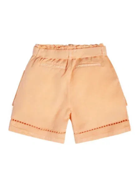 Šortky z materiálu Guess oranžové