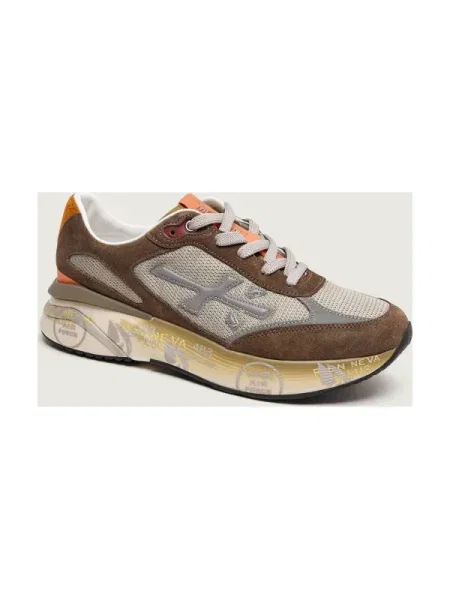 Premiata Sneakers MOERUN | piele întoarsă maro