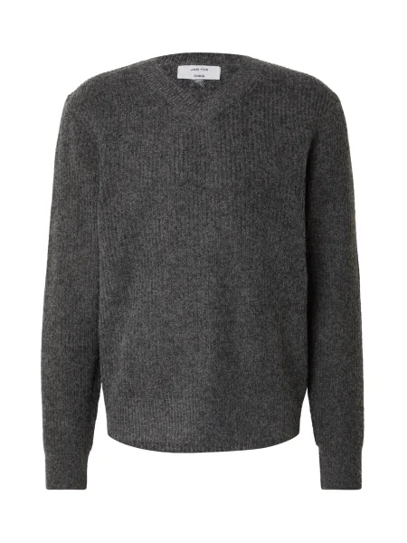 DAN FOX APPAREL Pulover Devin amestecat gri
