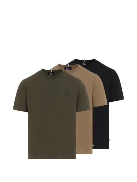 Tricou Moncler Grenoble cu autograf verde