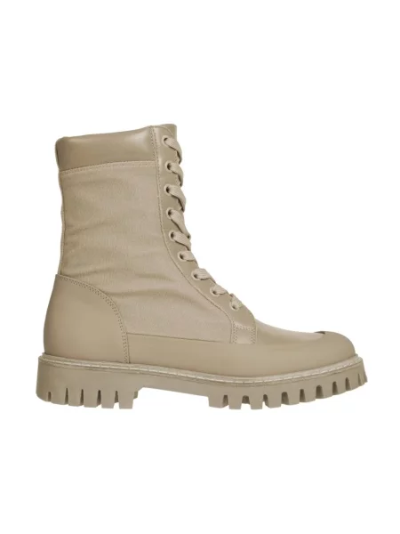 Tommy Hilfiger Buty Kobieta 38 EU skórzane sneakersy z wysoką cholewką beżowy