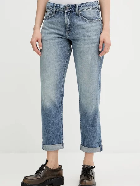 G-Star jeansy medium waist niebieskie