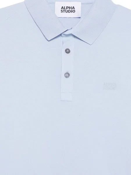 Tricou polo Alpha Studio albastru