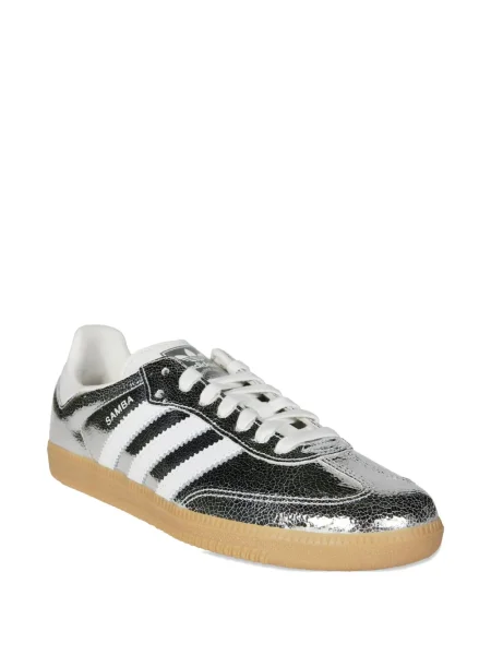 Sneakerși Adidas Samba argintiu