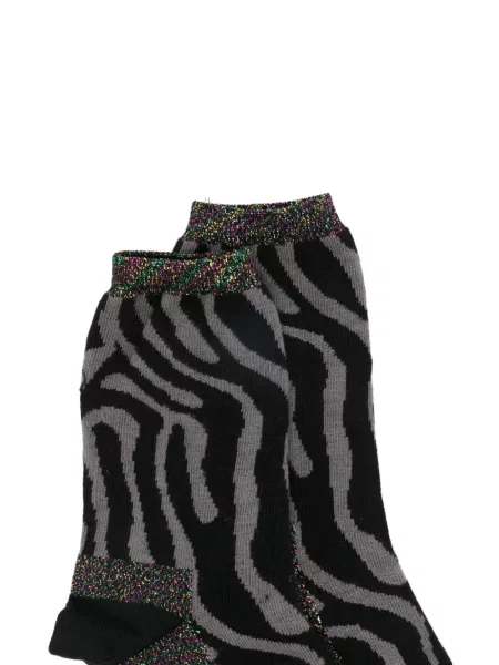 Zebra mintás zokni Alto nyomtatás fekete