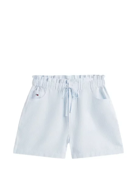 Șnur de strângere pantaloni scurți Tommy Hilfiger cu dungi albastru