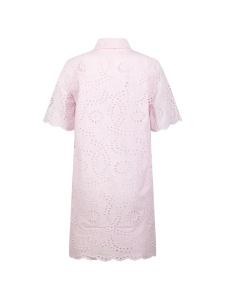 Rochie Mc2 Saint Barth cu broderie roz
