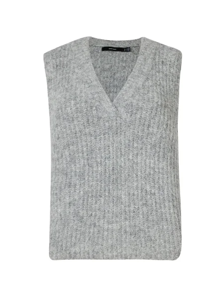 VERO MODA Pulover VMNOVAH amestecat gri