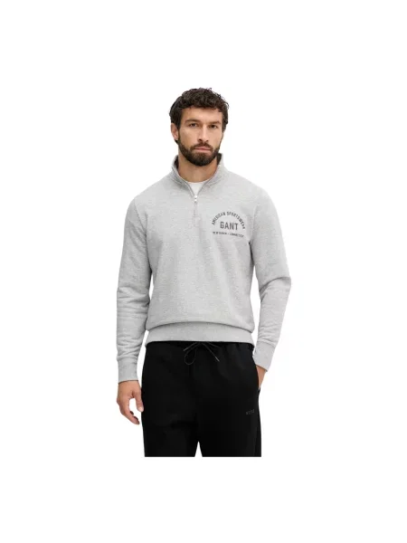 Gant bluza z nadrukiem szary