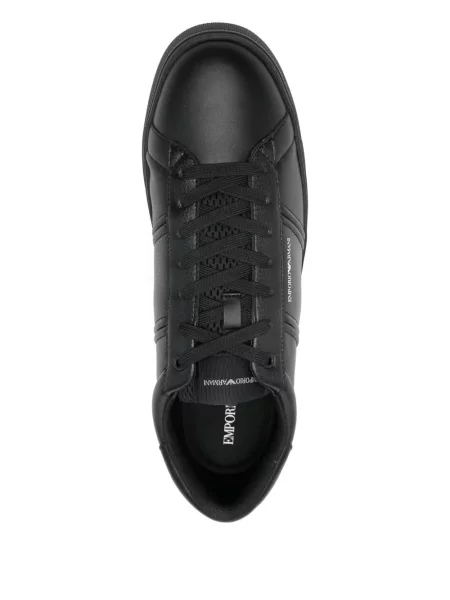 Sneakerși Emporio Armani negru
