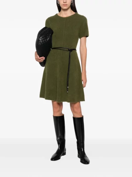 Scurt rochie mini Philo-sofie tricotate verde