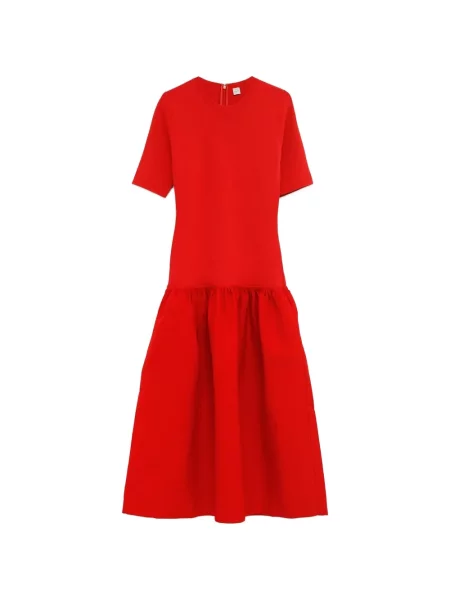 Rochie midi Toteme până la genunchi de costum roșu