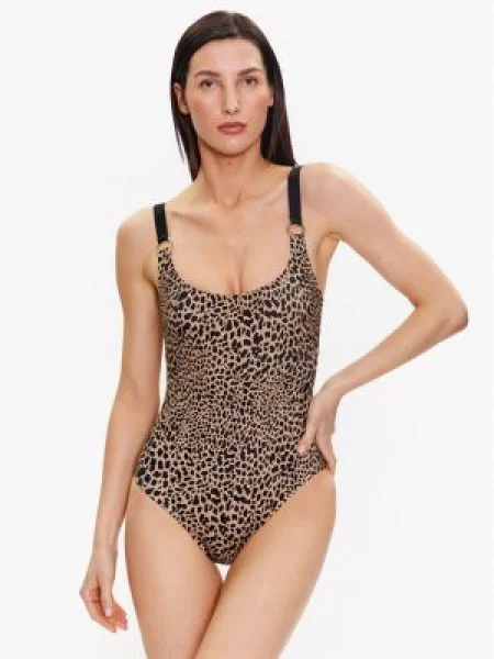 MICHAEL Michael Kors Costum de baie Abstract Animal verde