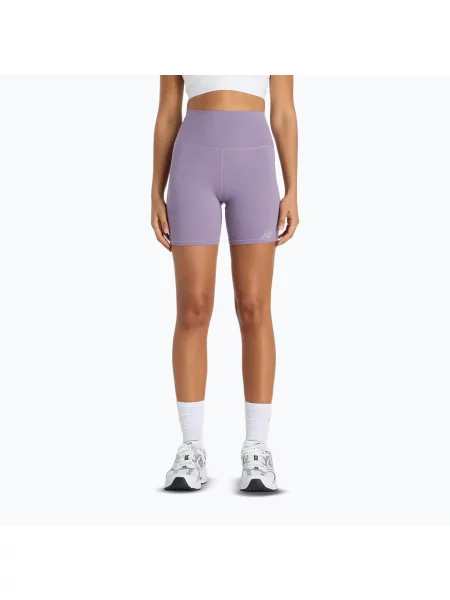 Női rövidnadrág New Balance Harmony High Rise candied violet. Méret: S lila