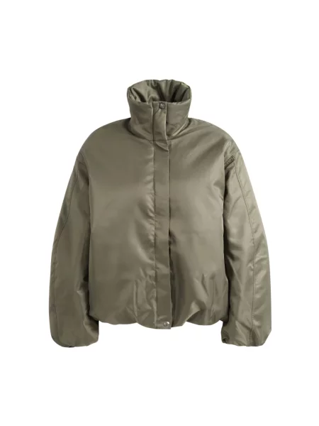 Kurtka skórzana Anine Bing zielona