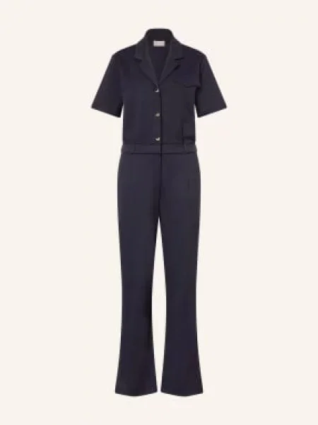 Liu Jo Jerseyowy Kombinezon Z Kamieniami Ozdobnymi blau granatowy