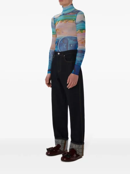 Tiesūs džinsai Jw Anderson mėlyna