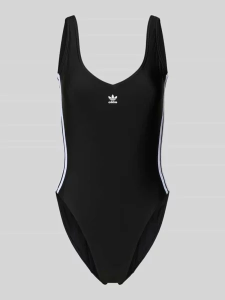 Kostium kąpielowy z nadrukiem z logo Model ADIC SWIMST Adidas Originals czarny
