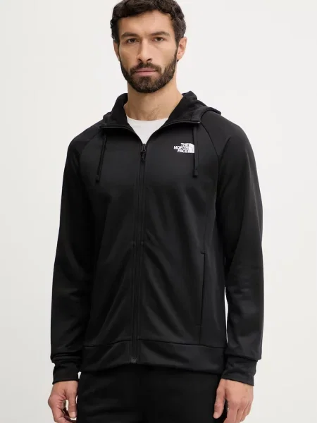 Férfi The North Face Reaxion kapucnis teljes heather pulóver. Méret: L fekete