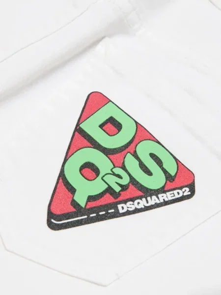 Spódnica jeansowa dziecięca Dsquared2 biała