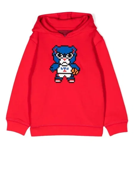Bluza z kapturem dziecięca Mostly Heard Rarely Seen 8-bit czerwona