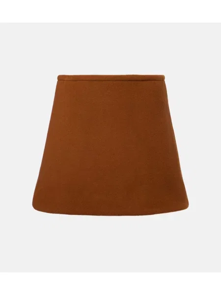 Spódnica Patou wełniana brązowa