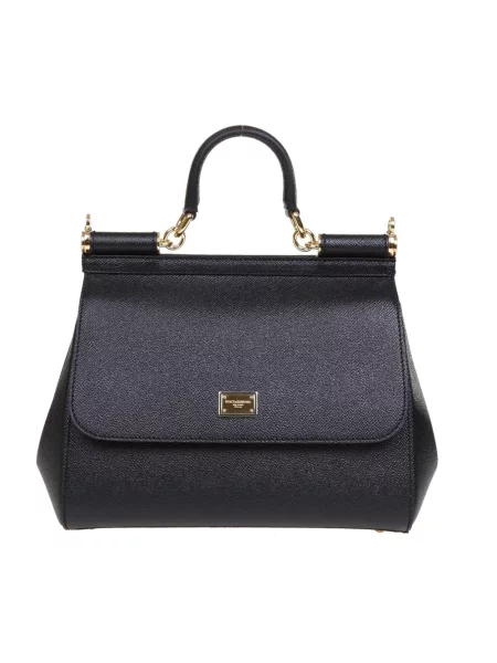 Torebka Dolce And Gabbana skórzana czarna