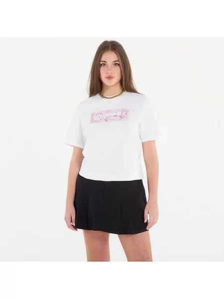 T-shirt Karl Lagerfeld Jeans Reg Floral Logo Tee White S λευκό