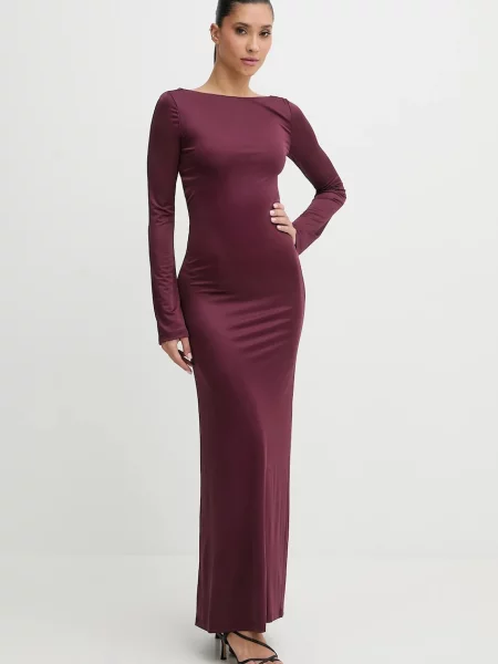 HUGO rochie maxi mulata violet