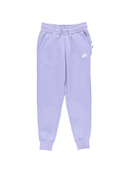 Fleecové běžecké kraťasy Nike s vázáním červené