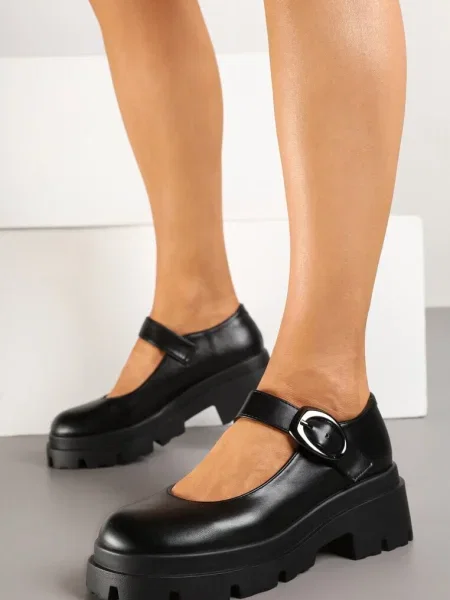 Pantofi casual Zinida negri