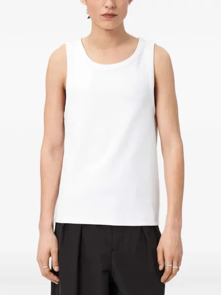 Vestă Allsaints tricotate alb