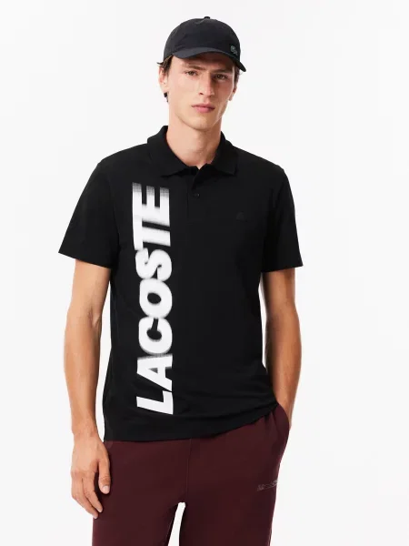 Поло Lacoste чорний