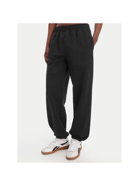 Reebok Melegítő alsó Reebok x Ewa Chodakowska Relaxed Fit fekete