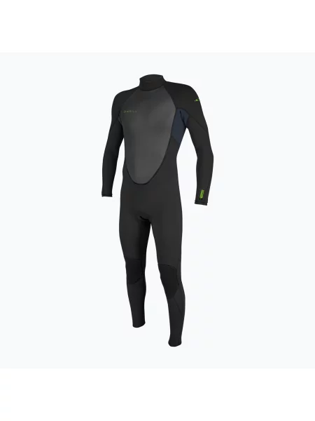 Costum de înot pentru copii O'Neill Youth Back Zip Full black/slate negru