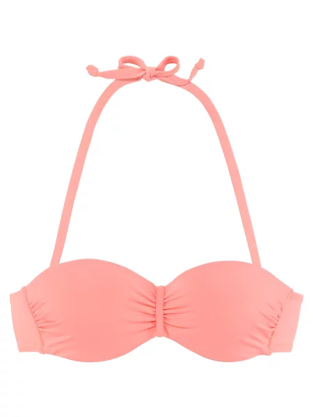 VENICE BEACH Sutien costum de baie somon portocaliu