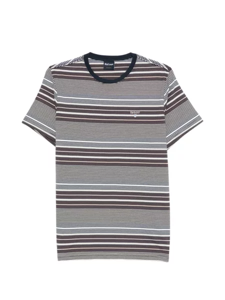 Tricou cu dungi Barbour cu dungi maro