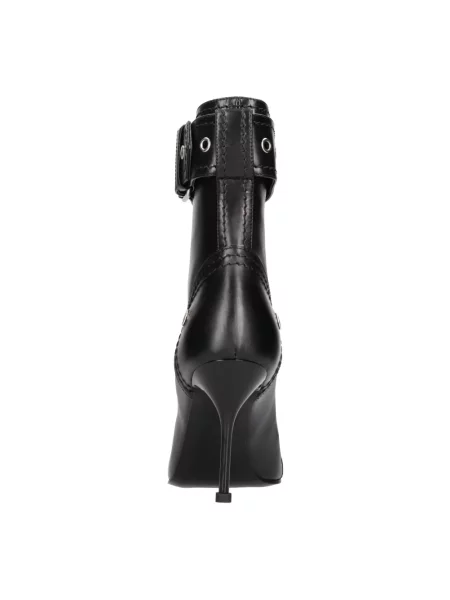 Botki Alexander Mcqueen skórzane czarne