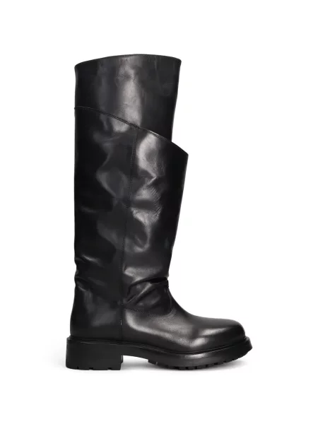 Botine Strategia Shoes din piele negru