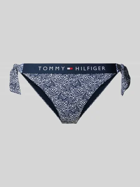 Figi bikini z pasem z logo model ‘CHEEKY SIDE’ Tommy Hilfiger granatowy