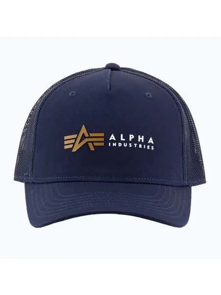 Мъжки Alpha Industries Label Trucker бейзболна шапка rep.blue синьо