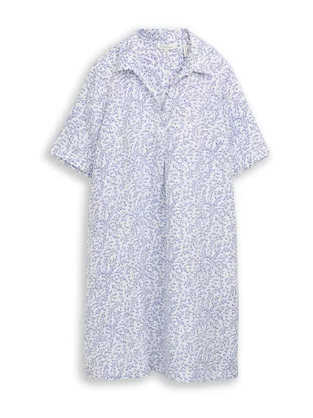 TOM TAILOR Rochie albastru / albastru pastel alb