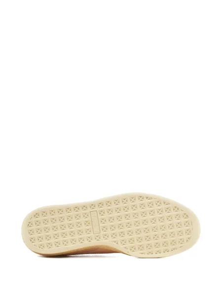 Sneakerși Puma Suede din piele de căprioară portocaliu