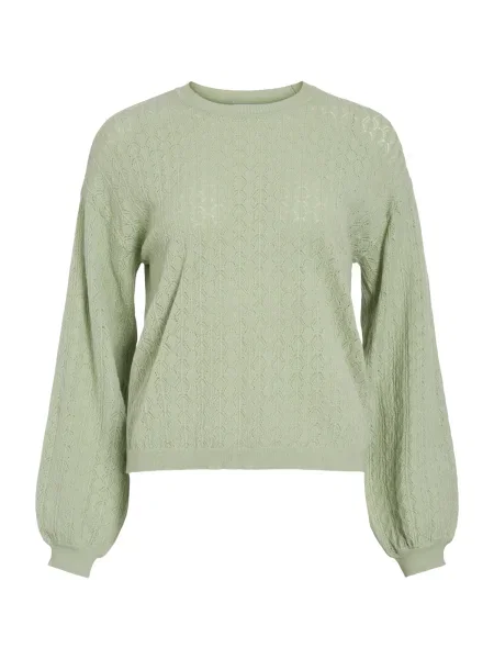 VILA Pulover VIEMI pastel verde