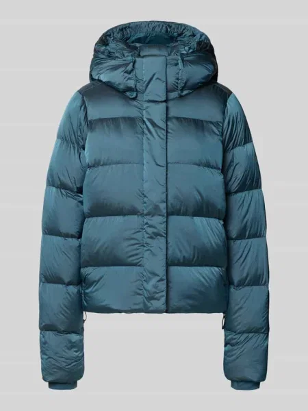 Kurtka puchowa Columbia Amaze Puff Hooded everblue high shine niebieska