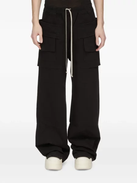Matlasat pantaloni cargo Rick Owens Drkshdw negru