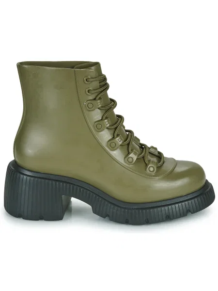 Členkové topánky Melissa khaki