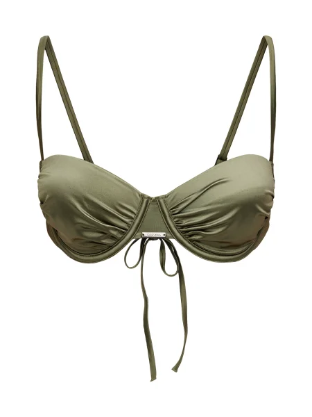 Calvin Klein Swimwear Bikini gornji dio maslinasta