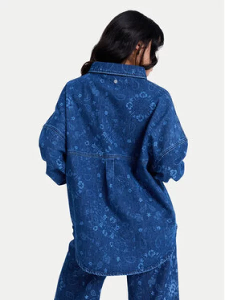 Roxy Jeans srajca Kick Back Washed modra