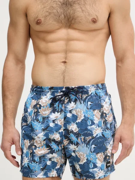 BOSS pantaloni scurți de baie bărbătești Piranha albastru
